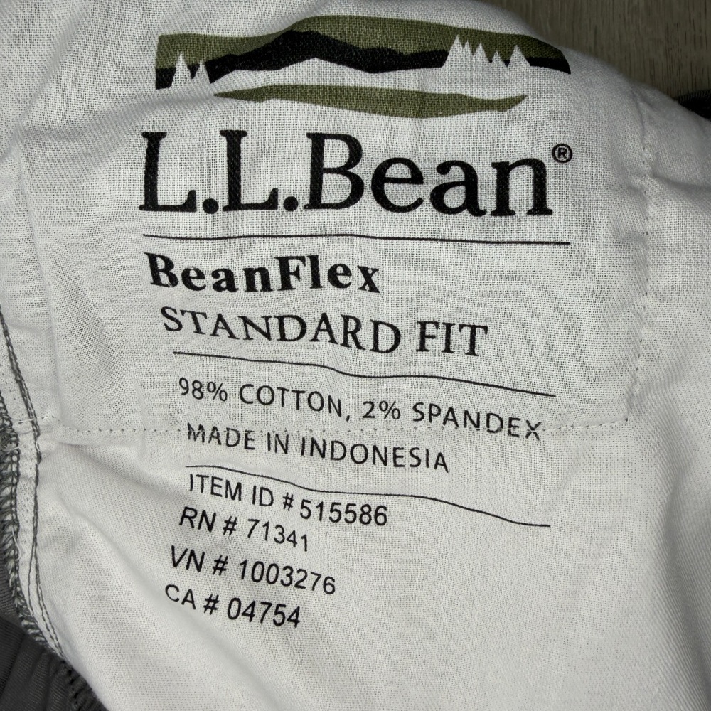 L.L. Bean Men's Gray Drawstring Joggers - Picture 5 of 6